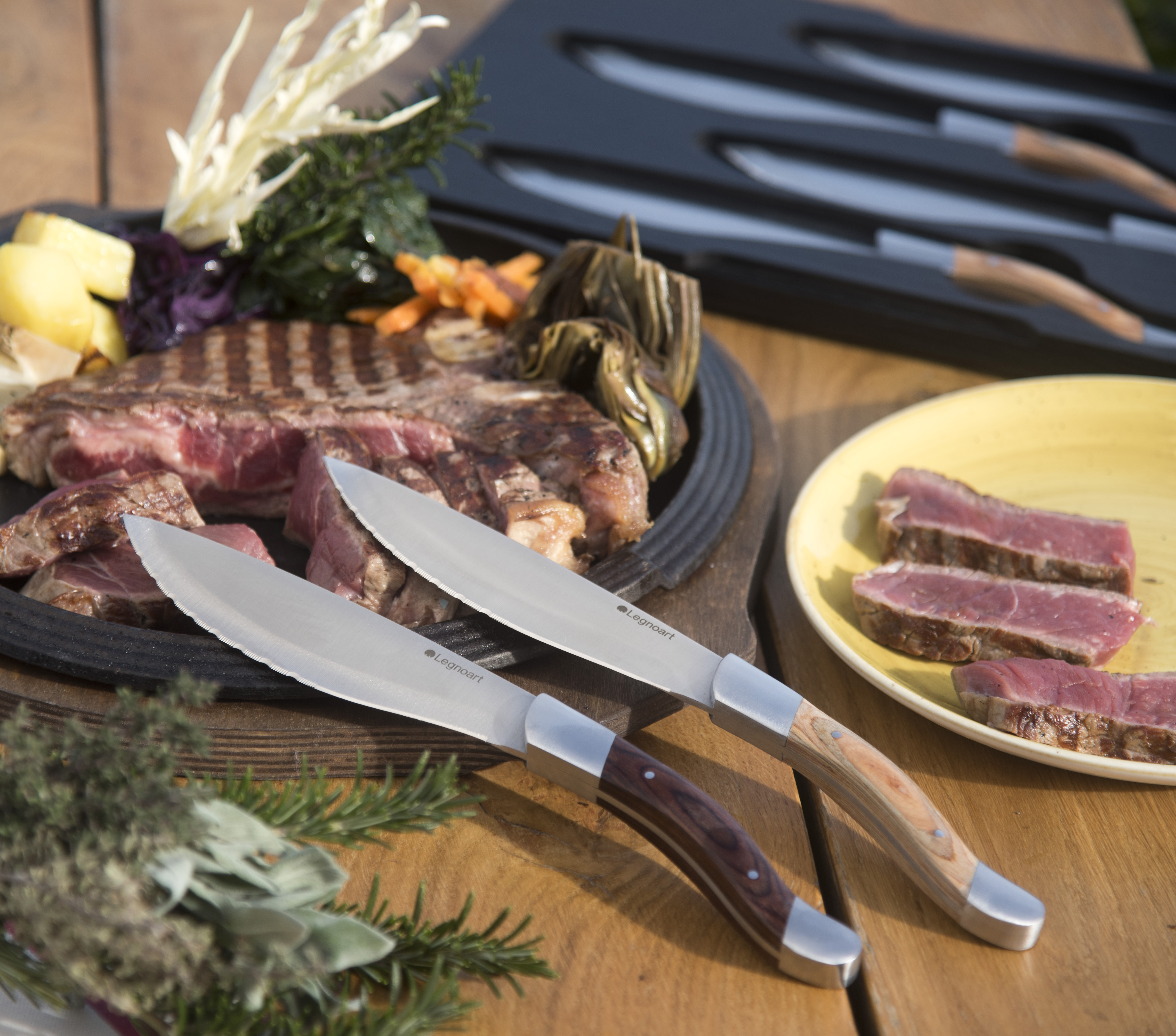 Legnoart ANGUS Steak Knive Lyst Træ